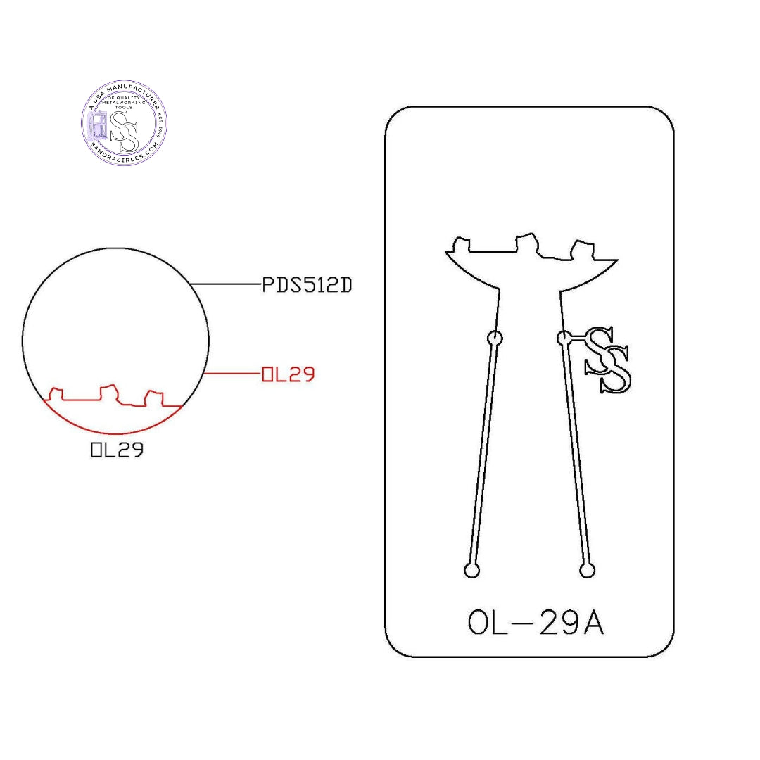 PANCAKE DIE OVERLAY-29 OL-29 ROCKS